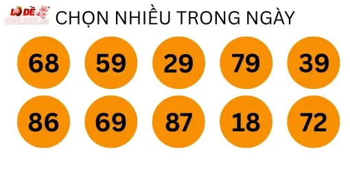 Số chọn nhiều trong ngày tại lô đề online