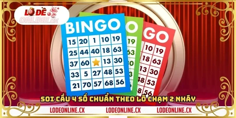 Soi cầu 4 số chuẩn theo lô chạm 2 nháy